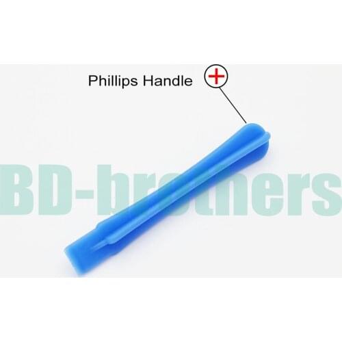 85mm Best Quality Blue Plastic Pry Tool Cross Phillips Handel Crowbar Open Tools Spudger for Phone Tablet PC 1000pcs/lot