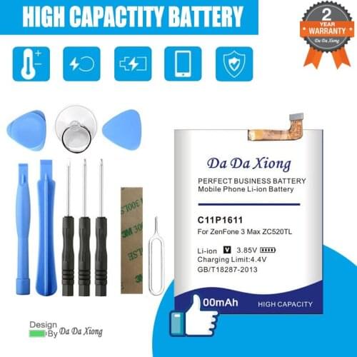 Da Da Xiong 6200mAh C11P1611 Battery for ASUS Zenfone 3 Max Z3 Max ZC520TL