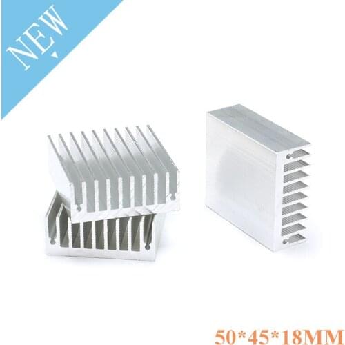 1pc Heat Sink Transistor Aluminum Heatsink Radiator Cooler For transistor Electronic Chip IC LED computer 50*45*18mm