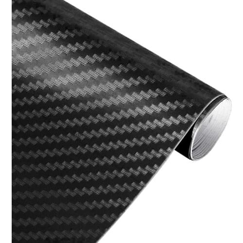 30X127cm 3D Carbon Fiber Vinyl Car Sticker For Mercedes W204 W210 AMG Benz Bmw E36 E90 E60 Fiat 500 Volvo S80