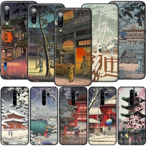 GX250 Ukiyo-e Tokyo Japanese Art Case for Xiaomi Note 10 8Lite CC9 9 9T 10T A1 A2 A3 5X 6X F1 Poco F2 X3 NFC M3 Pro Lite