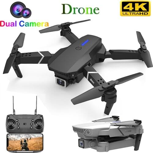 2021 New E88 PRO RC Drone Quadrocopter UAV with Camera Aerial Photography FPV 4K WIFI HD Professional Remote Control Dron