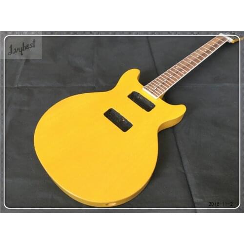 Wholesale lvybest electric guitar without parts,half finished,painting do and cover on.be customized way in specs