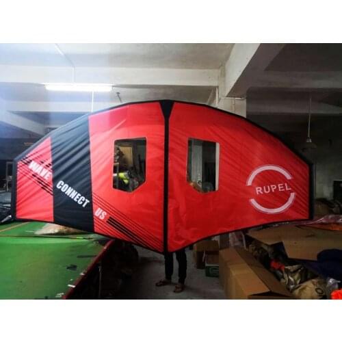 5M Red Wing Foil Inflate Wing Ride Kite Foil ,wing wind surf hydrofoil ,Kite surfing Largest Size 5M Imported Fiber