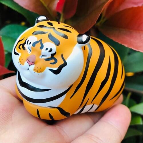 Pre-sale blind box toy Panghu Tiger Caja Ciega blind bag toy anime character animal model kids birthday gift desk mystery box