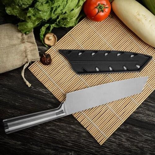 Kitchen Knife Stainless Steel 8 Inch Chef Knives Laser Damascus Pattern Japanese Nakiri Cooking Knife Tool With Free Gift Cover