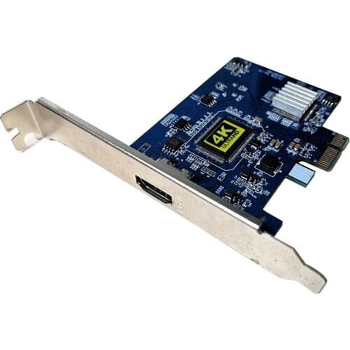 PCI-E Expansion Card HD Video Capture Card Supports 4K 30Hz Compatible with Windows XP SP2 Vista32 Vista64 Win7-32