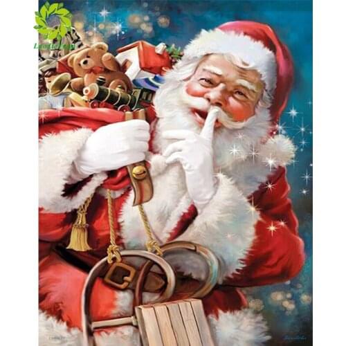 Full Drill landscape Mosaic Round Diamond Painting Diamond Embroidery Cross Stitch Kit Diamond Art Rhinestones Christmas