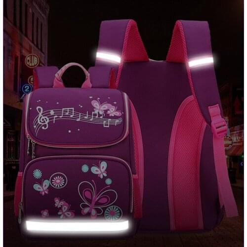 Butterfly Printed Back to School Backpack for Girls Boys Primary Middle Students Kids School Bag Book Bags Waterproof Bookbag