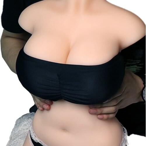 Silicone Sex Love Dolls Soft Big Tits Half Body Sex Doll Front Convex Backward Heave 4D Realistic Vagina And Anal Love Doll