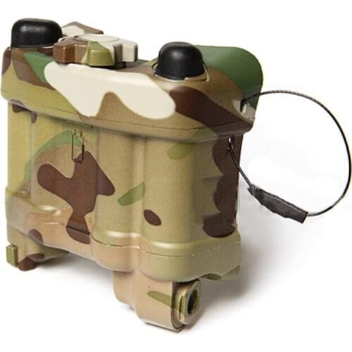 2020 FMA Tactical AN/PVS-31 NVG Battery Box Case Dummy Model Black for Helmet Night Vision Goggle