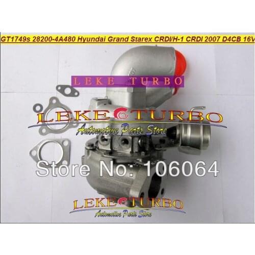 Free Ship BV43 28200-4A480 53039880145 53039880127 Turbo Turbocharger For HYUNDAI Grand Starex CRDI H-1 07- D4CB 16V 2.5L 170HP