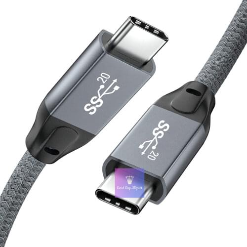 USB Type C Data Cable Short 100W USB C to USB C Cable 5A Fast Charge Braided Wire for Samsung Xiaomi Huawei USB Type-C Cable