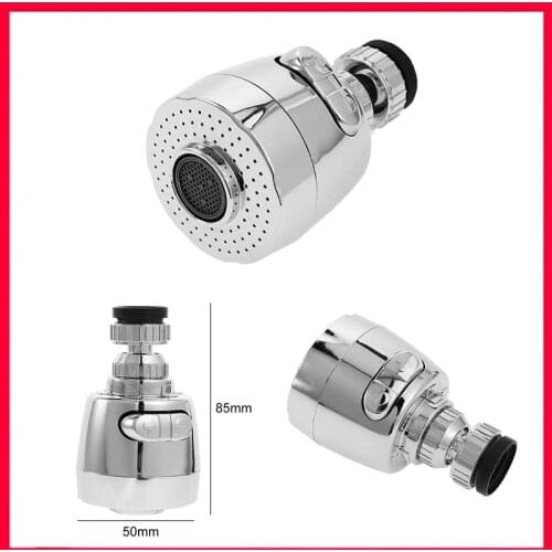 360 Rotatable Bent Water Saving Tap Aerator Diffuser Faucet Nozzle Filter Water Filter Swivel Head For Kitchen Faucet Bubbler