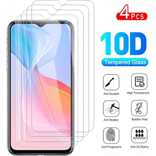 4Pcs Full Cover Protective Tempered Glass Film For VIVO Y21 Phone Screen Protector Glasses For VI VO VIVOY21 Y 21 21Y 6.51 inch