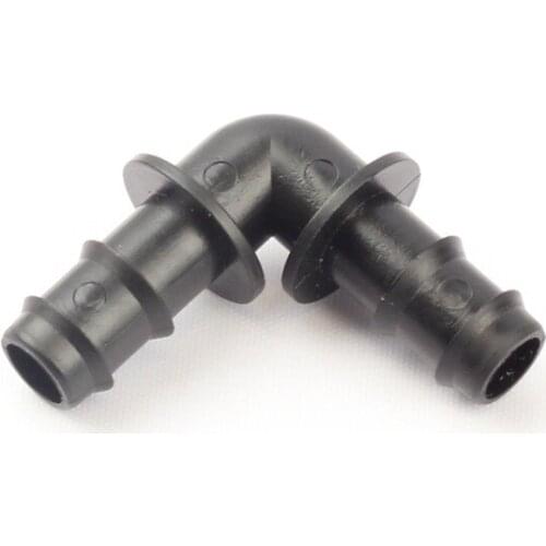 12pcs DN16mm 90 Degree Elbow PE Hose for Micro Irrigation Garden Drip System Horticulture Watering System PE Pipe Joint
