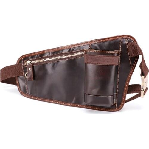 2020 New Fashion Men Waist Bag 2 Colors Unisex Waist bag high quality outdoor travel leisure Mobile Phone Zipper Pouch Packs hot