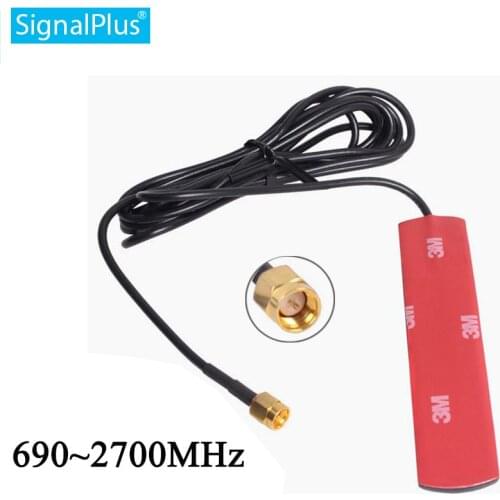 2g 3g 4g LTE Antenna 690mhz 2700MHz Patch Aerial 3 Meters Cable Vehical Polarization Antenna High Gain Free Shipping