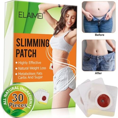 30Patches/Box Slimming Navel Sticker Weight Lose Products Slim Patch Burning Fat Patches Hot Body Shaping Slimming Stickers