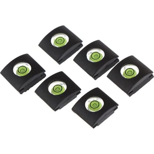 5pcs Camera Bubble Spirit + Hot Shoe Protector Cover Level Camera Accessories Universal DSLR high quality