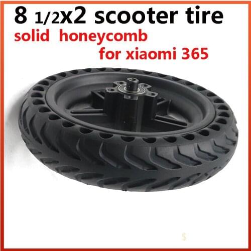 81/2X2wheel For Xiaomi Mijia M365 Scooter rear Wheels 8 1/2X2 Xiaomi Electric Skate Board 8.5 inch solid wheel alloy rims