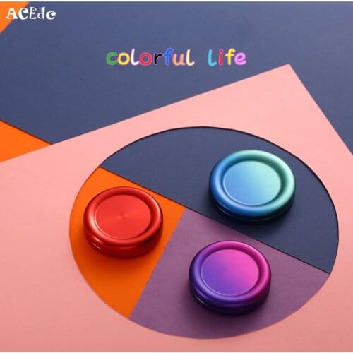 ACEdc Mini Milk Coin Fingertip Hapic Metal Decompression Toy PPB