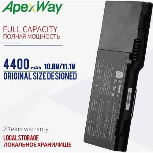 11.1V 4400mAh Battery For dell Inspiron 6000 9200 9300 9400 E1705 XPS Gen 2 310-6321 310-6322 312-0339 312-0340 312-0348