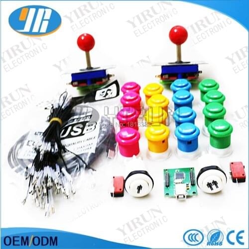 Arcade USB Encoder Long / Short shaft ZIPPY joystick 28mm Push Button DIY Arcade Game JAMMA MAME PC /PS3/ Raspberry pi