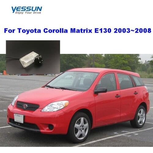 Yessun Car Rear View Camera Waterproof For Toyota Corolla Matrix E130 2003~2008 HD CCD backup reverse night view rear camera
