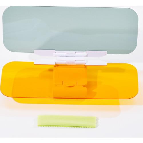 Car goggle Day Night Anti-dazzle Car Sun Visor HD Dazzling Goggles Driving Mirror UV Fold Flip Down HD for Clear View Visor