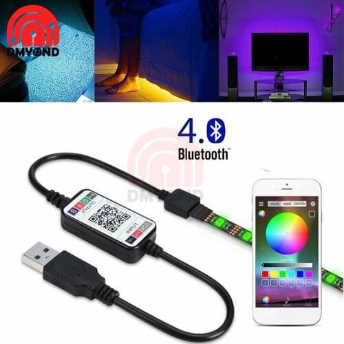 Wireless Bluetooth Light Controller APP 5V USB 30SMD RGB 30 LED Light Remote Controller 5050 SMD RGB Strip for TV Led Backlight