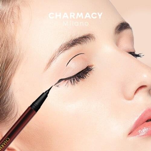 CHARMACY Binary Sketch 2 In1 Eyeliner Double Head Liquid Eyeliner Woman Waterproof Long Lasting Quick Dry Eyeliner Cosmetic