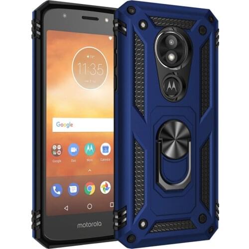 For Motorola Moto E5 Play Case Cover Armor Rugged Military Car Holder Ring Case for Moto E5 Play E5play E Play (5th Gen.) Coque