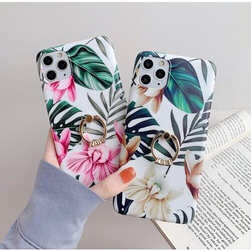 Banana Leaf Phone Case For Samsung Galaxy A51 S8 S9 S20 Ultra Plus A41 A40 A30s A70 A71 S10 S10e M30s M21 Note 10 Pro Cover