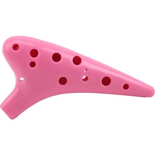 Childrens Musical Instruments For Beginners 12 Hole Plastic Household childrens Early Education Music Alto Anti Fall Ocarina