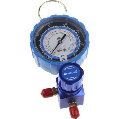 R410 HS-468A low pressure air- conditioning refrigerant grade single table valve pressure gauge Diagnostic dosing Free shipping