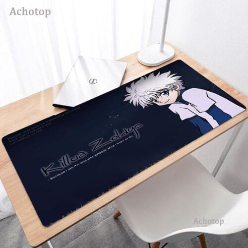 Hunter X Hunter Cold Killer Hisoka Figure Gaming Mouse Pad PC Customized Large Office Gamer Computer Lock Edge 900x400 Desk Mat