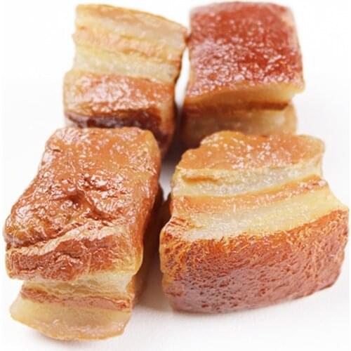 Artificial Foods &amp Vegetables Simulation Braised Pork Meat Product Model Fake Pork Belly Three-layer Meat Dongpo Meat Pork Ph