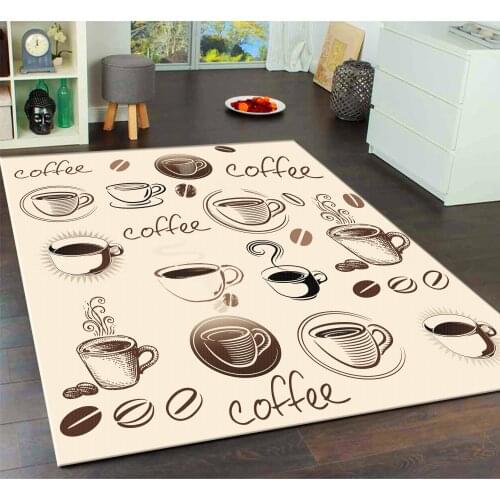 Clock Pattern Kitchen Carpet, Fan carpet anti-slip floor carpet, teenagers carpet area rugs