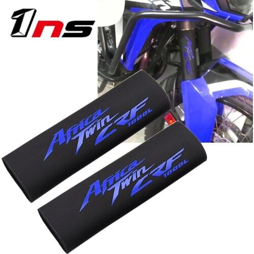 Motorcycle Decorative Protection Velcro Front Fork Protector Shock Absorber Guard Wrap Cover Skin For Honda Africa Twin CRF1000L