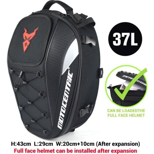 2019 Motorcycle Tail Back Seat Bag Waterproof Multifunction Motorcycle Rear Seat Bag Larg Capacity Motorcycle Rider BackpacK