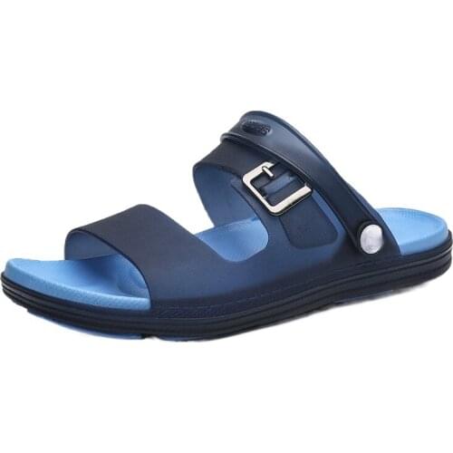 Summer Mens Slippers Fashion Outdoor New Flip-Flops Mens Casual Flat Beach Sandals Men