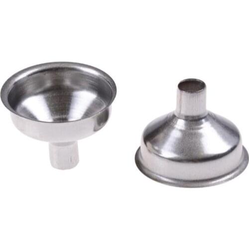 Stainless Steel Hip Flasks Funnel Home Mini Canning Hopper Wear Resistant Hip Flasks Dedicated Metal Funnels Kitchen ToolsSN1237