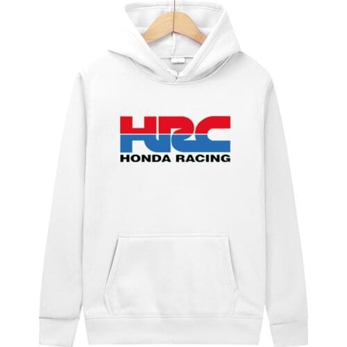 New Mens Hoodie Racing HRC Logo Motorcycle Brand Hoodies Mens Popular Spring Autumn Apparel Fashion Sweatshirt