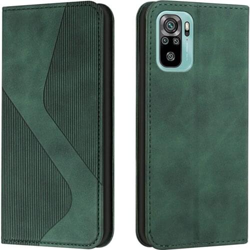 New Magnetic Leather Case na For Xiaomi Redmi Note 10 5G 6.5 inch Funda Note10 4G 6.43 inch Skin Feel Wallet Cover S Pattern Coq