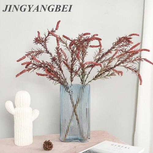 Autumn Sage Artificial Flower Branch Decor Fake Plant Shuwei Grass Home Decoration Garden Wedding Home Hotel Party Decorative