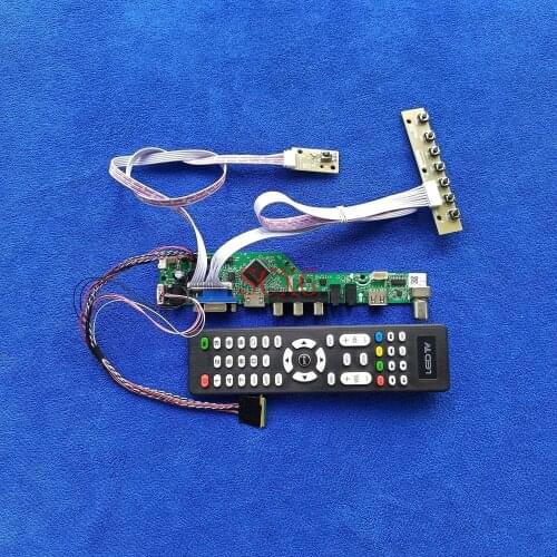 Fit LP140WH2-TLM2/TLN1/TLQ1/TLS1/TLT1/TLTA 1366*768 HDMI-compatible USB AV VGA Screen drive board Analog 40 Pin LVDS LCD/LED Kit