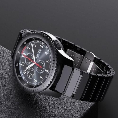 22mm Ceramic Watch Band Strap For Samsung Gear S3 Frontier For Huawei Watch GT 2 46mm For huami Amazfit Stratos 3