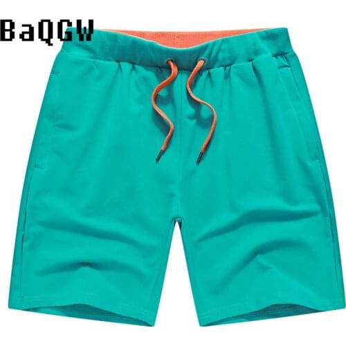 Summer Solid Casual Shorts Men Fashion Pants Casual Sports Loose Male Shorts Outdoor Shorts Cotton Man Joggers Beach Shorts 4XL