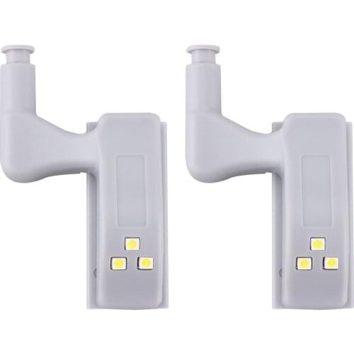 LED Hinge Light Night Light Universal Furniture For Cabin Cupboard Closet Wardrobe Sensor Automatic LED Door Hinge Lamp
